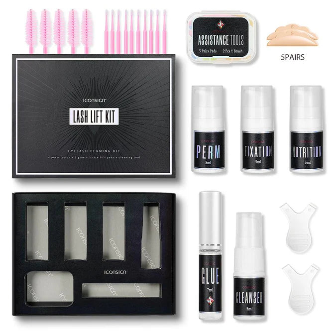 ICONSIGN Airless Bottle Lash Lift kit - Natural and Denser Eyelash