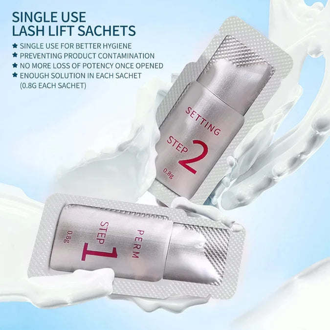 Fast Perm Lash Perm Kit Eyelash Perming & Styling Lotion Sachets (Quantity: 2×5 Packs)