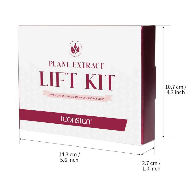 [Long-Lasting Lash & Brow Lift Kit] ICONSIGN 6-8 Weeks Long-Lasting Plant Extract Lift Kit - Lash & Brow Lamination, Eyelash Curling & Lifting Perm Set for All Skin Types