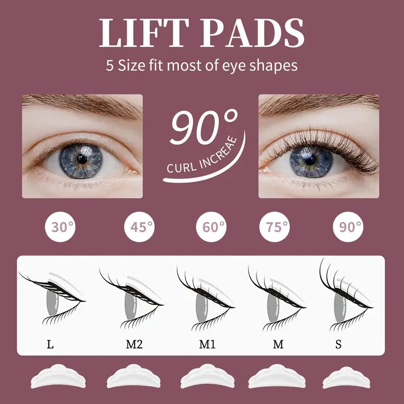 [Long-Lasting Lash & Brow Lift Kit] ICONSIGN 6-8 Weeks Long-Lasting Plant Extract Lift Kit - Lash & Brow Lamination, Eyelash Curling & Lifting Perm Set for All Skin Types